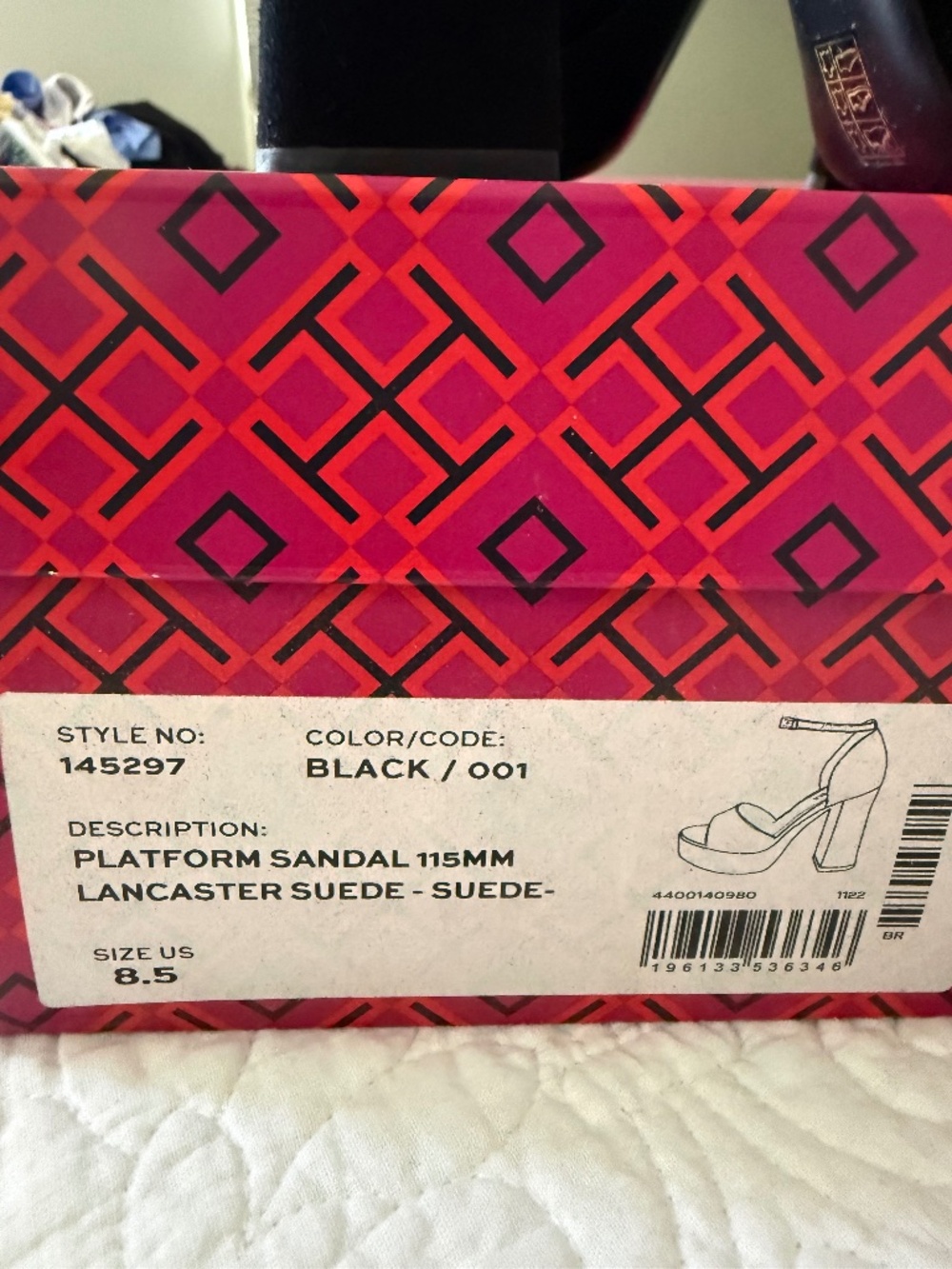 Black Suede Tory Burch